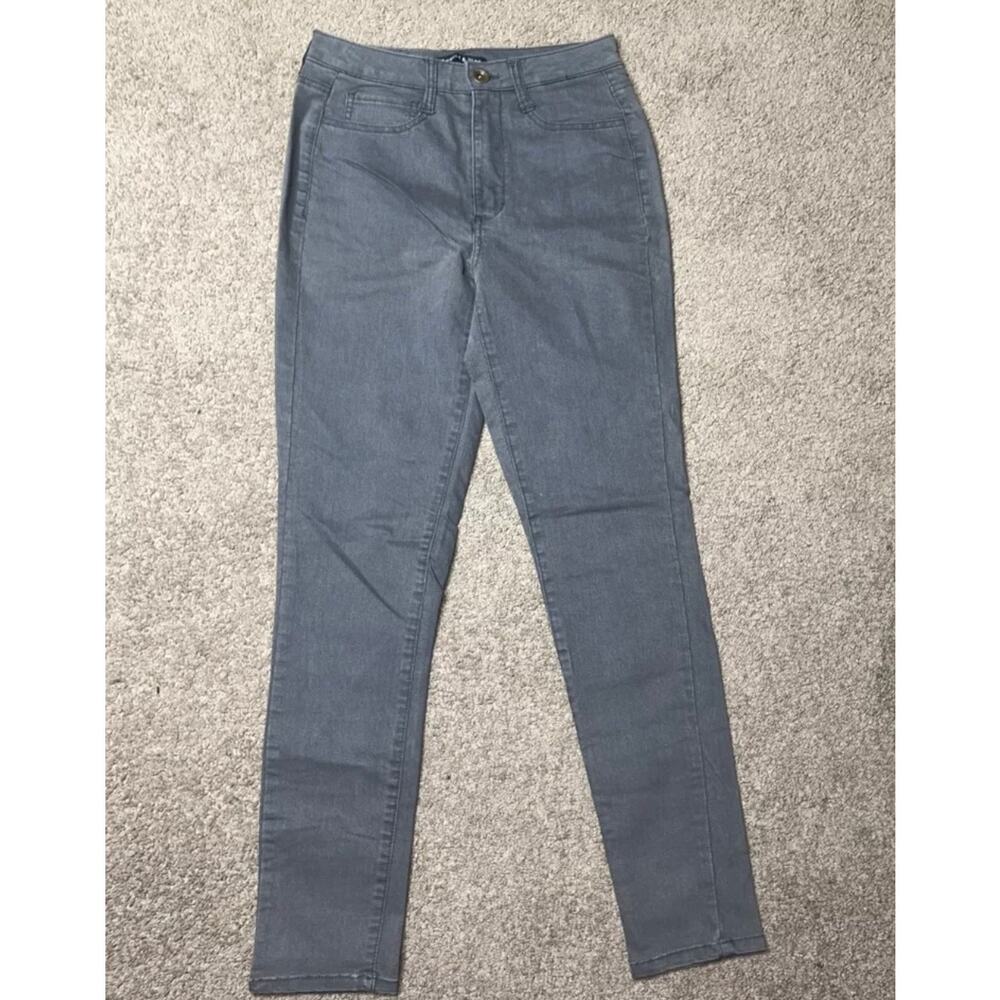 Women’s Size 9 Hollywood & Vine Gray Skinny Jeans Dark Wash Denim Pants